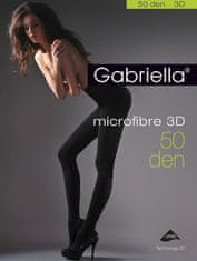 Gabriella Dámské punčochové kalhoty Gabriella 120 Microfibre 3D 50 den 5XL nero 5-XL