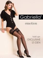 Gabriella Dámské punčochy Gabriella 201 Emotion Exclusive 15 den 1-4 MELISA 3/4-M/L