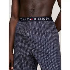 Tommy Hilfiger Pánské pyžamové kalhoty UM0UM02993 02E tm. modré s potiskem - Tommy Hilfiger S