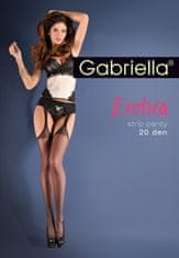 Gabriella Dámské punčochové kalhoty Gabriella Erotica Gabriela Strip Panty 235 1-4 nero/černá 1/2-XS/S