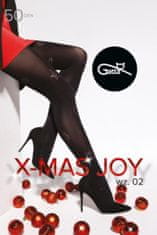 Gatta Dámské punčochové kalhoty X-MAS JOY - 02 nero 4-L