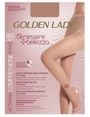 Gemini Dámské punčochové kalhoty Golden Lady Benessere & Bellezza 140 den dore naturel 5-XL