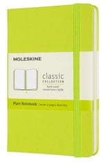 Moleskine Zápisník - tvrdé desky S, čistý, limetka