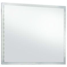 Vidaxl Koupelnové nástěnné zrcadlo s LED osvětlením 80 x 60 cm