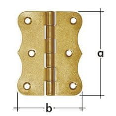 DOMAX Závěs stavební ozdobný 100x100x2,0mm Z100x