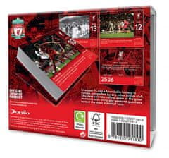 CurePink Oficiální stolní trhací kalendář 2025: FC Liverpool (15 x 13 x 4 cm)