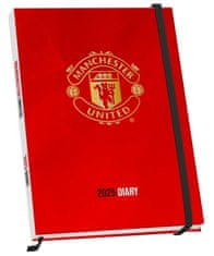 CurePink Diář 2025 FC Manchester United (A5 15 x 21,5 x 1,5 cm)