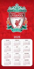 CurePink Oficiální nástěnný kalendář 2025 FC Liverpool: Legendy (30,5 x 30,5|61 cm)