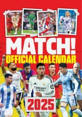 CurePink Oficiální nástěnný kalendář 2025: Match! Magazine (A3 29,7 x 42 cm)