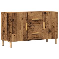 Vidaxl Příborník old wood 100 x 36 x 60 cm kompozitní dřevo