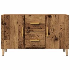 Vidaxl Příborník old wood 100 x 36 x 60 cm kompozitní dřevo