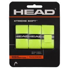 Head XtremeSoft 3 overgrip omotávka tl. 0,5 mm žlutá reflexní balení 3 ks