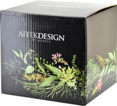 Affekdesign Konvice na čaj s šálkem Idyllic 400 ml bílá/vícebarevná