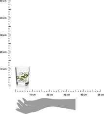 Allesken Sada 6 sklenic Idyllic 420 ml čirá/vícebarevná