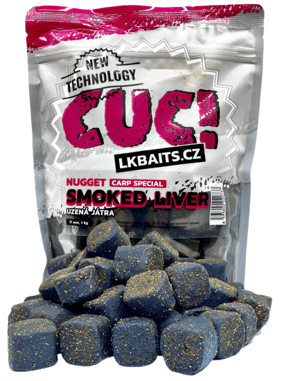 Lk Baits CUC! Nugget Smoked Liver 17 mm, 1kg