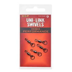 E.S.P ESP obratlíky Uni-Link Swivels Hi-Performance vel. 9, 5ks