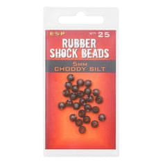 E.S.P ESP gumové korálky Rubber Shock Beads Choddy Silt 5mm