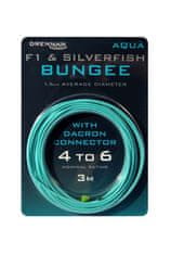 Drennan guma F1 & Silverfish Bungee - Aqua 4 to 6