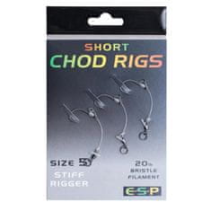 E.S.P ESP návazce Short Chod Rigs vel. 5