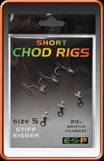 E.S.P ESP návazce Short Chod Rigs vel. 8