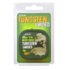 E.S.P ESP šňůrka Tungsten Loaded 10m 20lb 9,1kg Weedy Green Soft