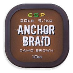 E.S.P ESP návazcová šňůrka Anchor Braid Gravel Brown 20lb, 10 m