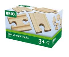 Brio Mini koleje rovné, spojky, 54 mm, 4 ks