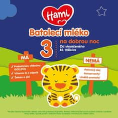 Hami 3 Mléko Na dobrou noc batolecí 600 g