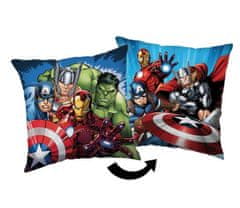 Jerry Fabrics Mikroplyšový polštářek Avengers Heroes 03 Polyester, 40/40 cm