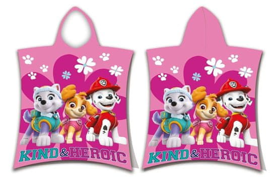 Jerry Fabrics Pončo Paw Patrol PP475 Bavlna - Froté, 50/115 cm