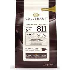 Callebaut Čokoláda 811 hořká 54,5% 2,5kg -