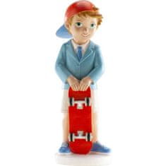 Dekora Figurka na dort skateboardista 16cm -