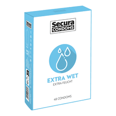 Kondomy Secura Extra Wet 48 ks