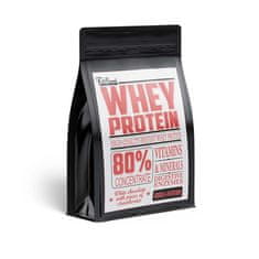 FitBoom Whey Protein 80 % 1000 g bílá čokoláda s jahodami