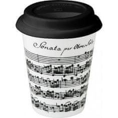 Mugshop Hrnek Coffee to go - Vivaldi Libretto / Bílý