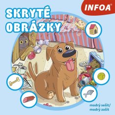 Skryté obrázky - modrý sešit