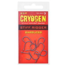 E.S.P ESP háčky Cryogen Stiff Rigger Barbless vel. 7 10ks