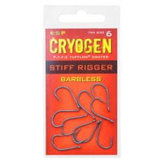 E.S.P ESP háčky Cryogen Stiff Rigger Barbless vel. 6 10ks