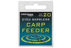 Drennan háčky bez protihrotu Eyed Carp Feeder Barbless vel. 20