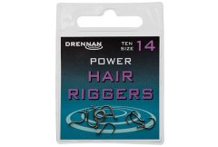 Drennan háčky bez protihrotu Power Hair Riggers Barbless vel. 12