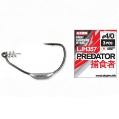 Lucky John háčky Predator Offset Hooks 357 vel. 4/0-3,5g