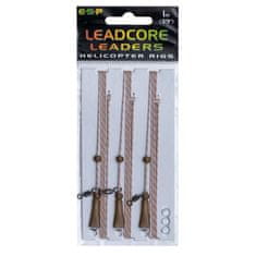 E.S.P ESP návazce Leadcore Helicopter Rigs Sandy Gravel 1m