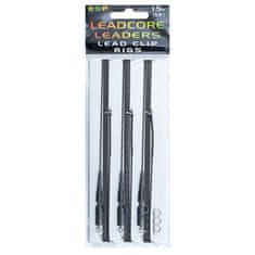 E.S.P ESP návazce Leadcore Lead Clip 1,5m Choody Silt