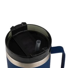 NAVA Termohrnek Tumbler "We care" s rukojetí 900ml - dark blue