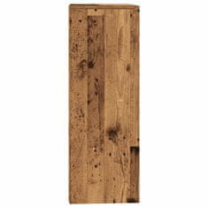 Vidaxl Příborník se 6 zásuvkami old wood 50 x 34 x 96 cm dřevotříska