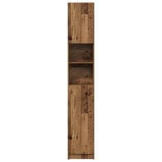 Vidaxl Koupelnová skříňka old wood 32 x 25,5 x 190 cm kompozitní dřevo