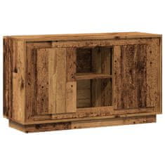 Vidaxl Příborník old wood 102 x 35 x 60 cm kompozitní dřevo