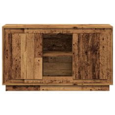 Vidaxl Příborník old wood 102 x 35 x 60 cm kompozitní dřevo