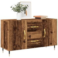 shumee vidaXL Příborník old wood 100 x 36 x 60 cm kompozitní dřevo