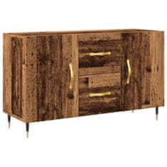 Vidaxl Příborník old wood 100 x 36 x 60 cm kompozitní dřevo